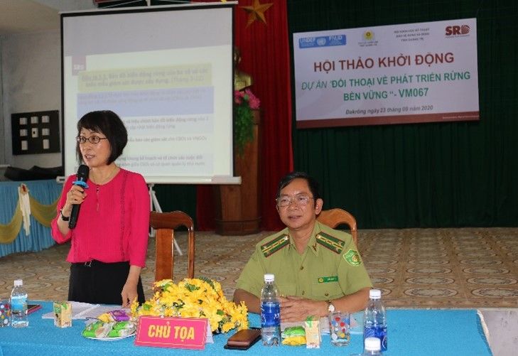 Hội thảo khởi động Dự án “Đối thoại về phát triển rừng bền vững” ở huyện Đakrông, tỉnh Quảng Trị